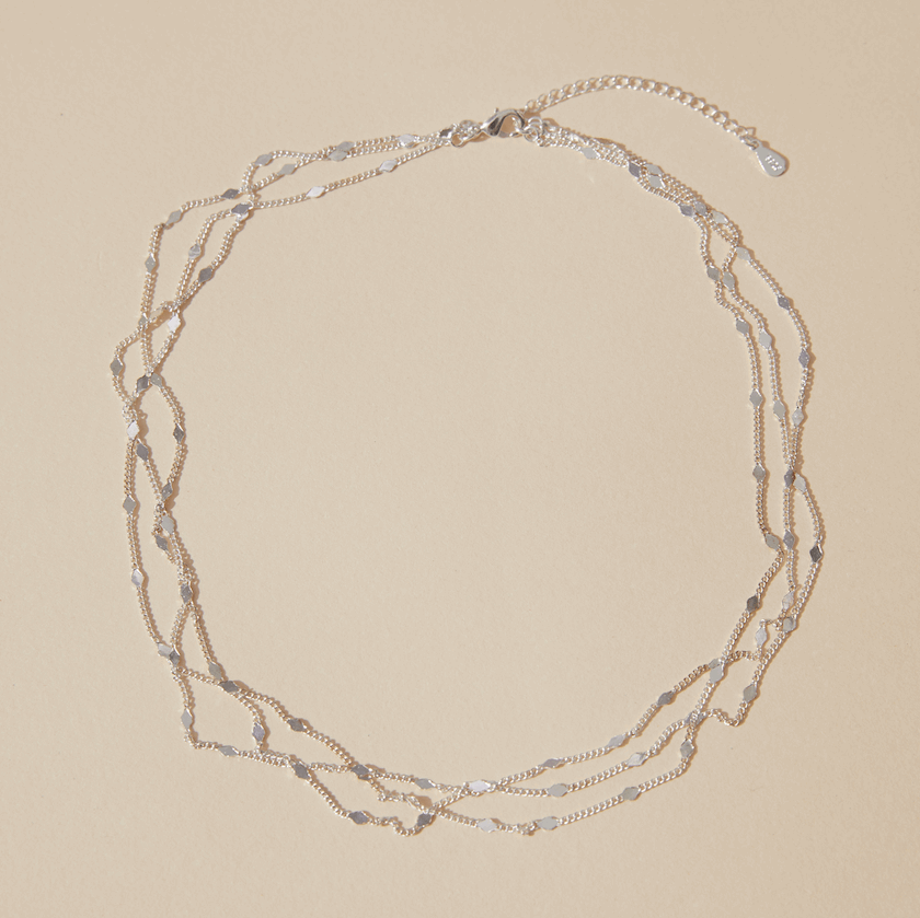 925 Silver Multi-layer Necklace