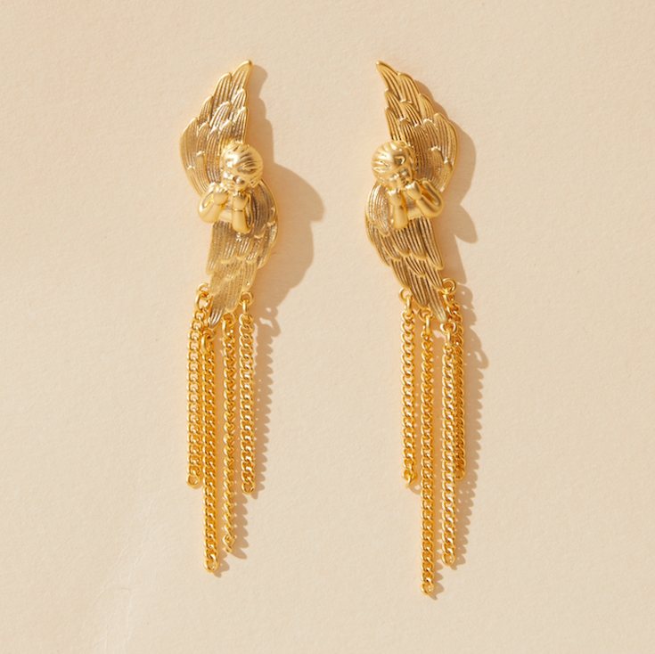 Cupid Tassel Earrings