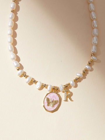 Custom Juliette’s Date Initial Necklace