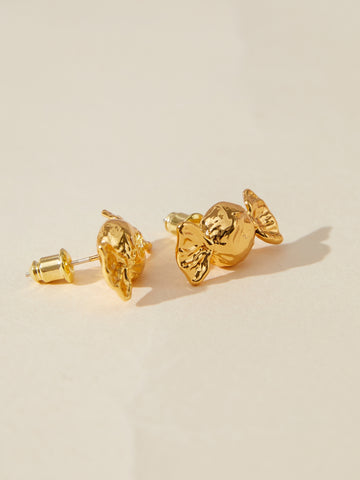 gold candy earrings