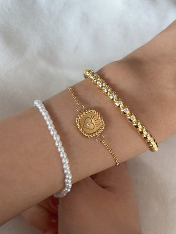 Mini Gold Ball Bracelet