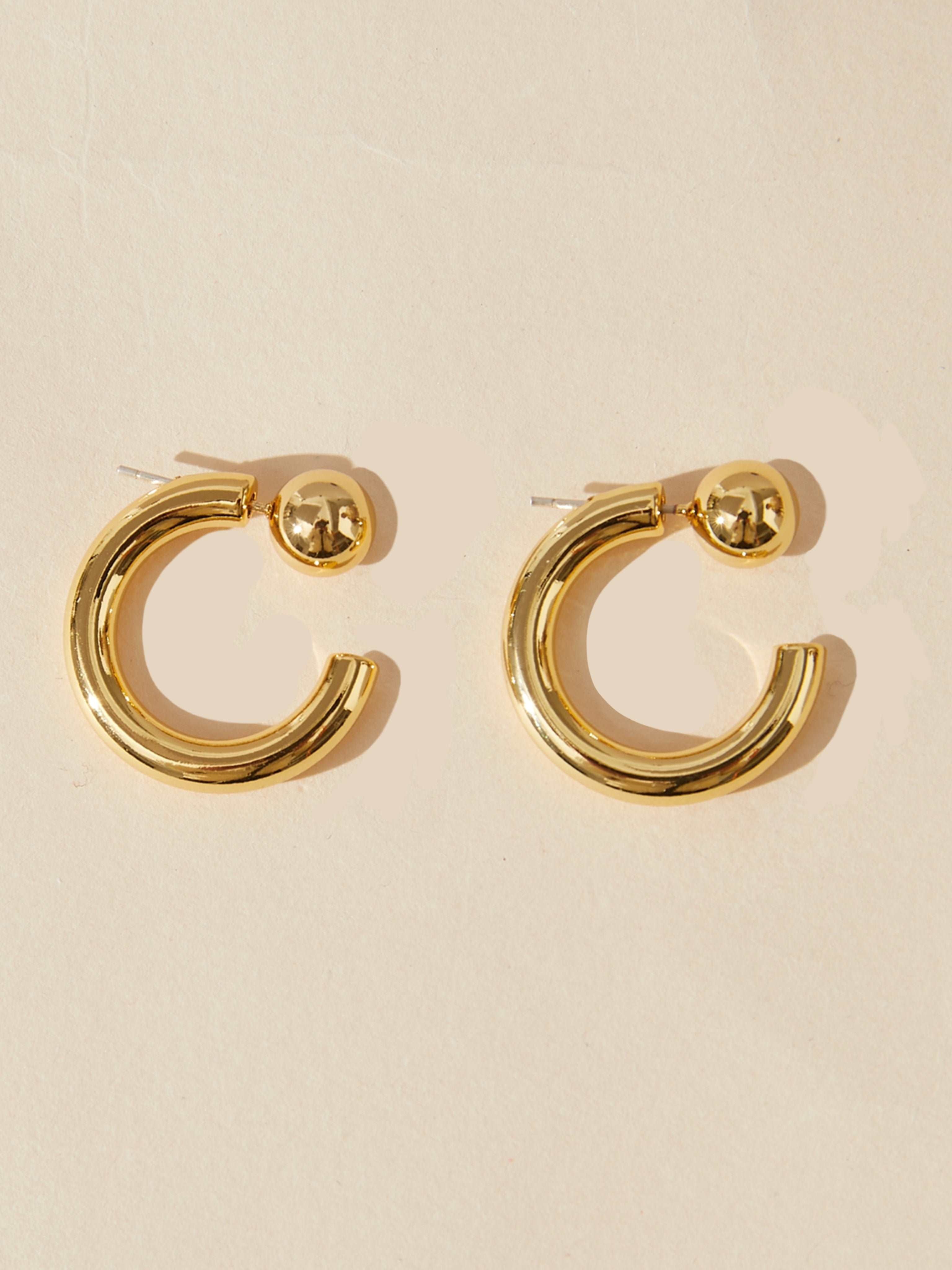 gold Olivia Stud Earrings