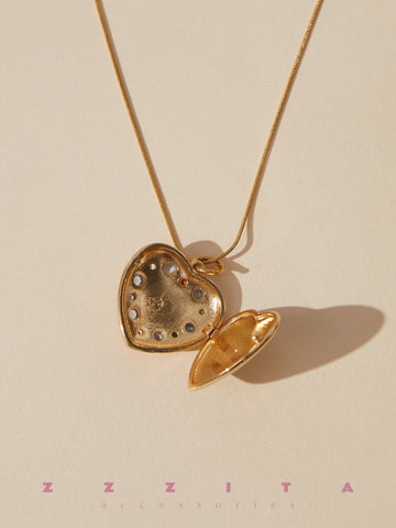 Openable Heart Necklace