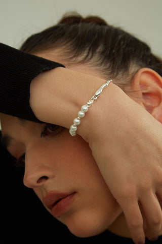 wearing Structure Pearl Bracelet
