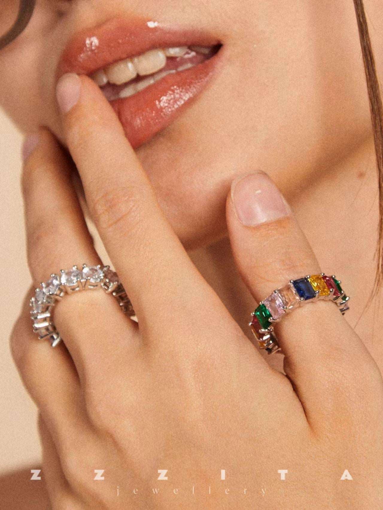 wearing Touch Of Glam Rings